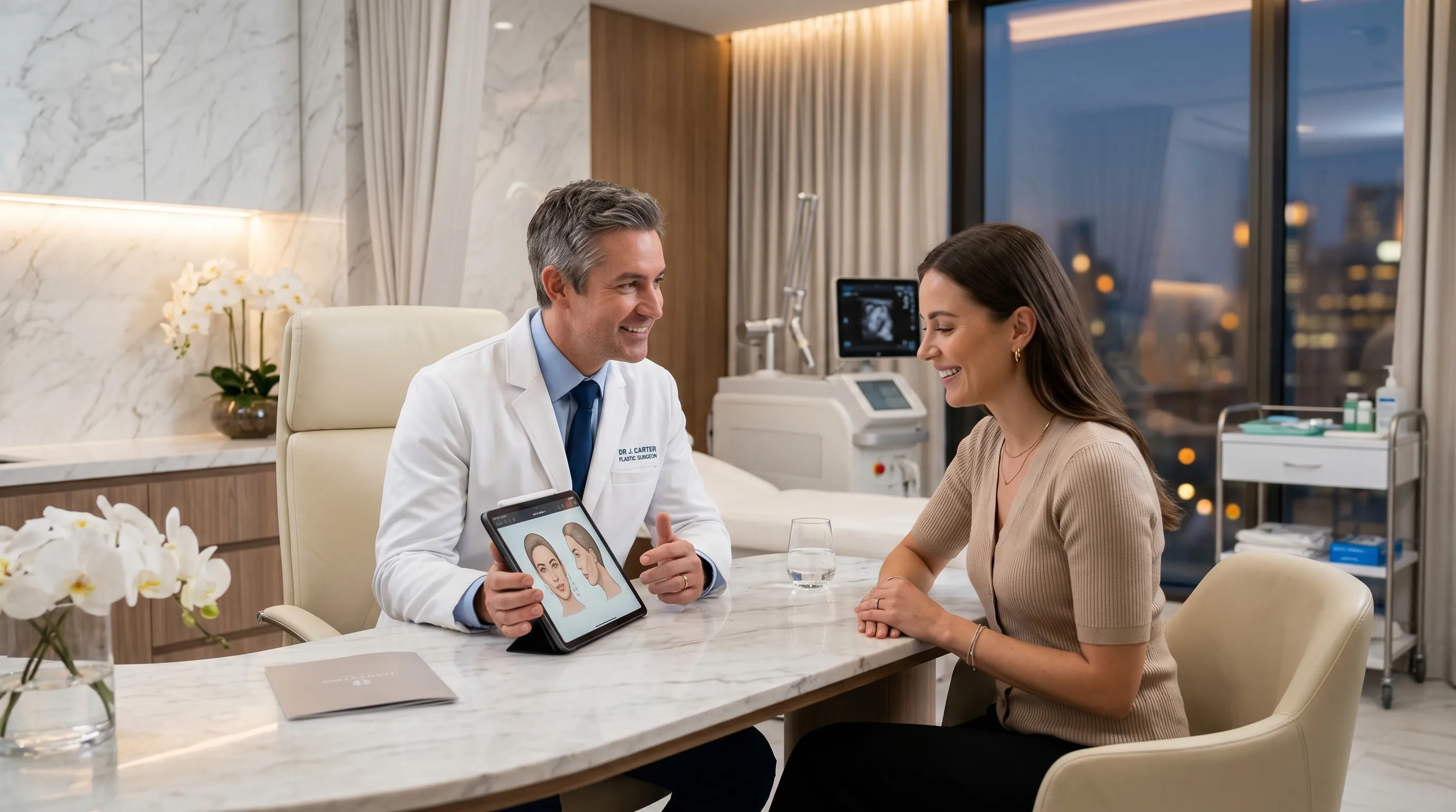 Dr. Jakub Dreher conducting examination